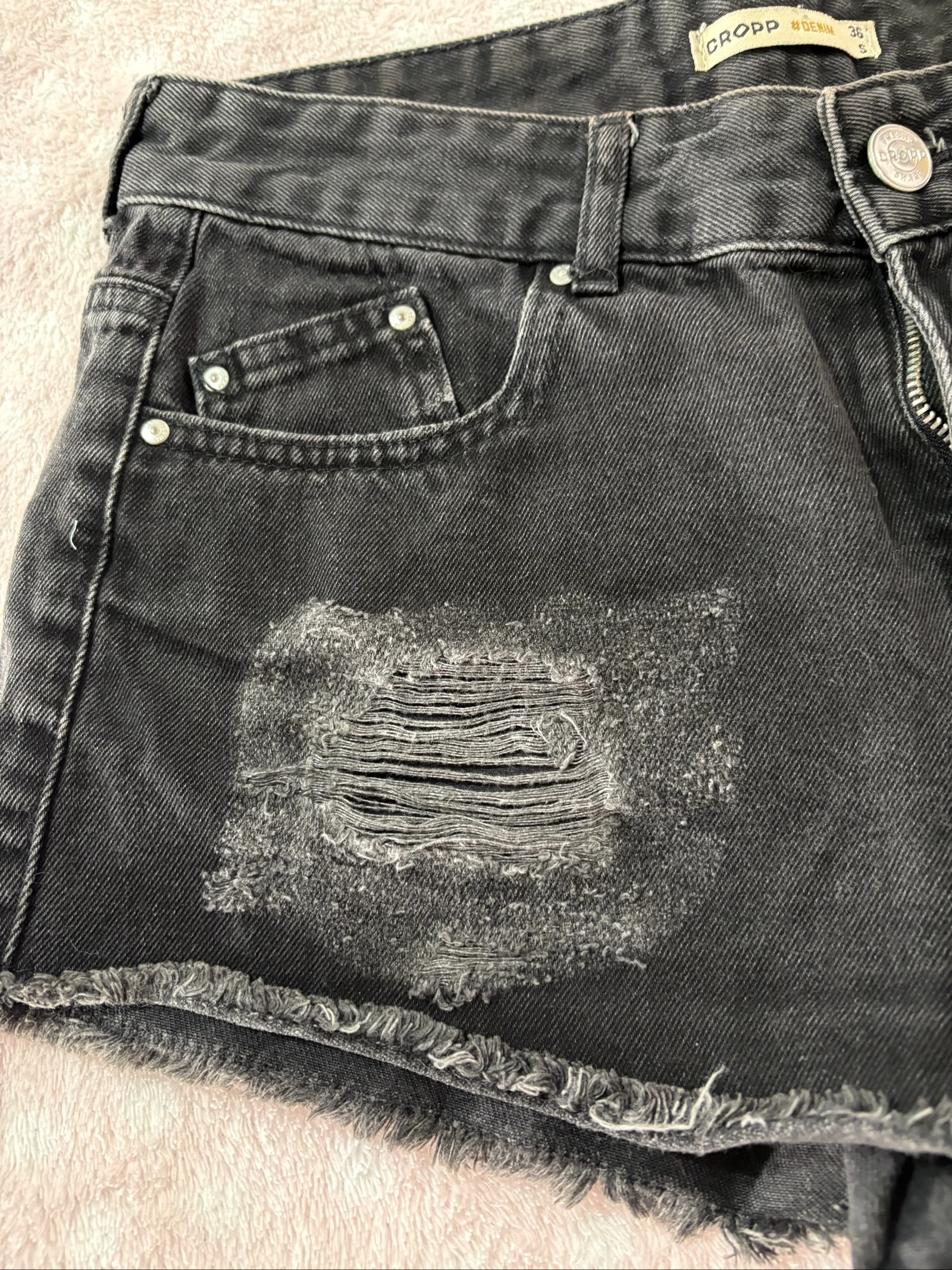 🖤 Zwarte Cropp Shorts | Maat 36 🖤 – photo 5